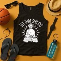 Yoga Buddha Let That Shit Go Tank Top thumb 4