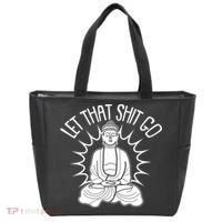 Yoga Buddha Let That Shit Go Tote Bag thumb 0