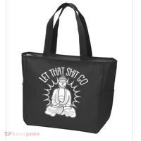 Yoga Buddha Let That Shit Go Tote Bag thumb 3