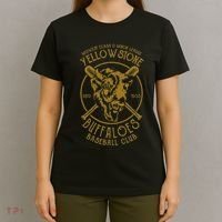 Yellowstone Buffaloes Minor League Retro Baseball Team T-Shirt thumb 4
