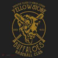 Yellowstone Buffaloes Minor League Retro Baseball Team Beanie thumb 2