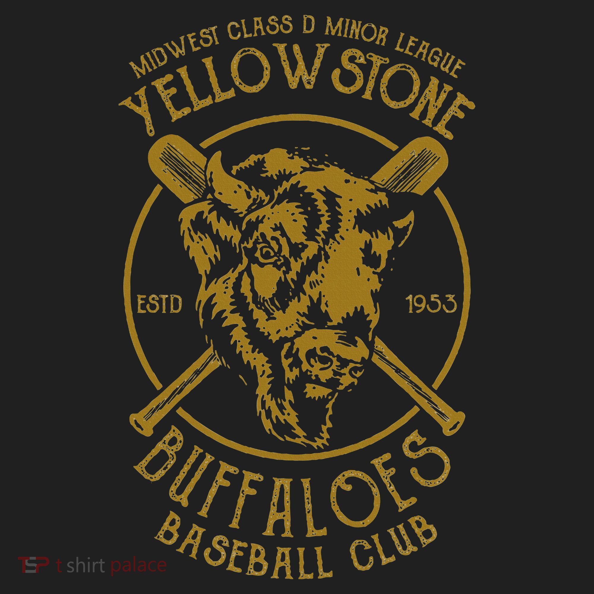 Yellowstone Buffaloes Minor League Retro Baseball Team Hat