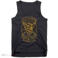 Yellowstone Buffaloes Minor League Retro Baseball Team Tank Top thumb 0