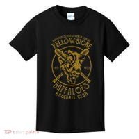 Yellowstone Buffaloes Minor League Retro Baseball Team Kids T-Shirt thumb 0