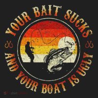 Your Bait Sucks And Your Boat Is Ugly Fishing Beanie thumb 2