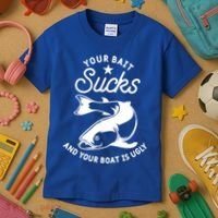Your Bait Sucks And Your Boat Is Ugly Cool Gift Kids T-Shirt thumb 3