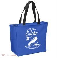 Your Bait Sucks And Your Boat Is Ugly Cool Gift Tote Bag thumb 2