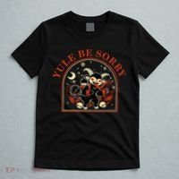 Yule Be Sorry Cute Krampus Dark Christmas Merry Krampus T-Shirt thumb 5