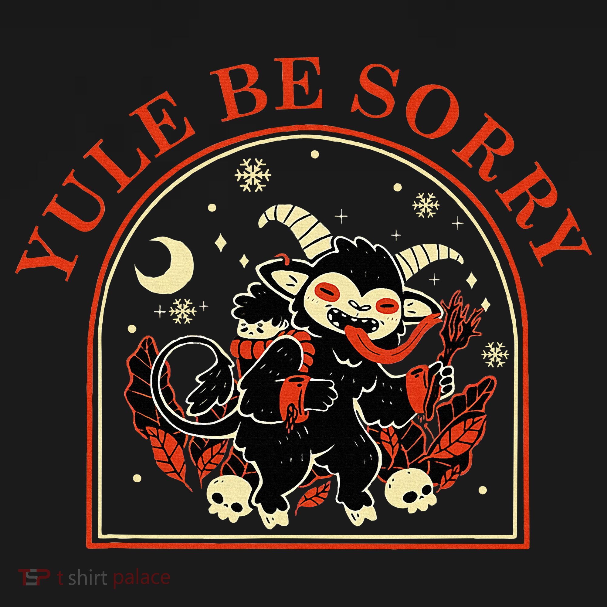 Yule Be Sorry Cute Krampus Dark Christmas Merry Krampus Women's Tank Top