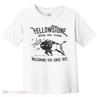 Yellowstone Bison Toss National Park Wyoming Toddler T-Shirt thumb 0