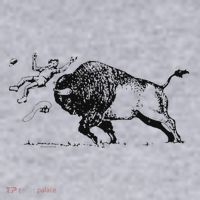Yellowstone Bison Toss Warning Flyer Women's Sweatshirt thumb 2