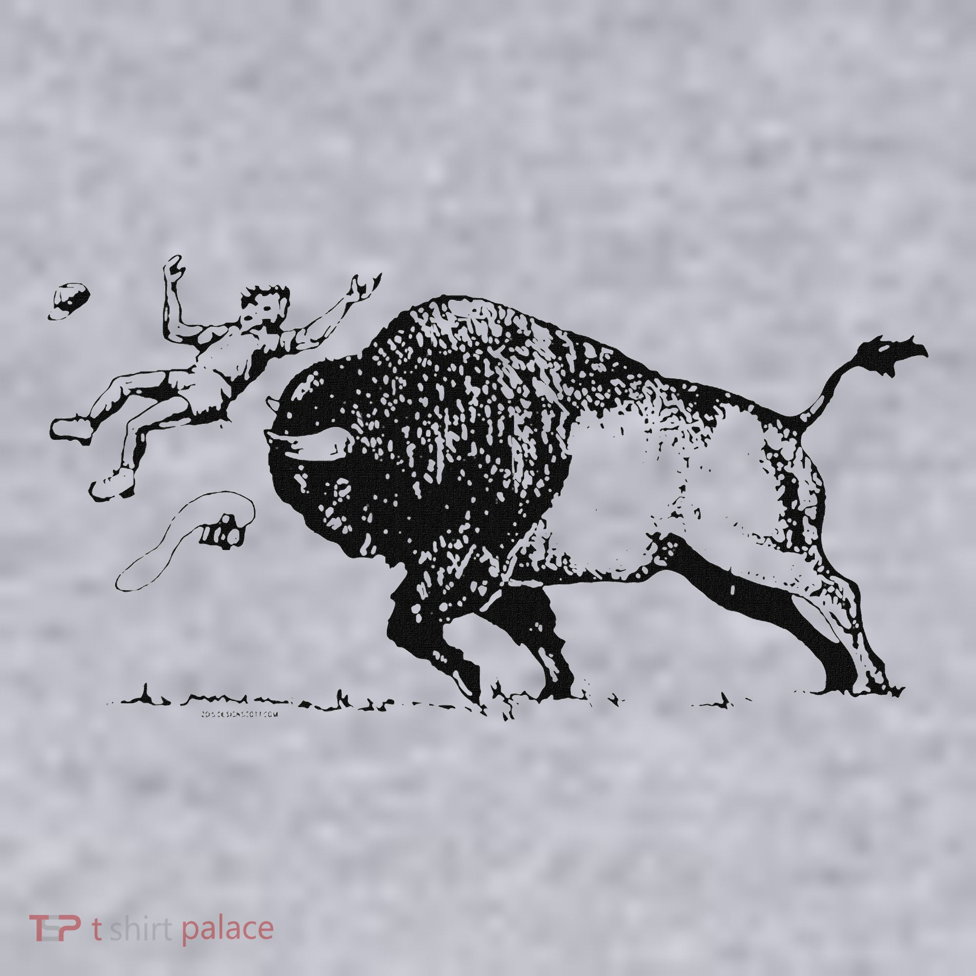 Yellowstone Bison Toss Warning Flyer Women's Sweatshirt