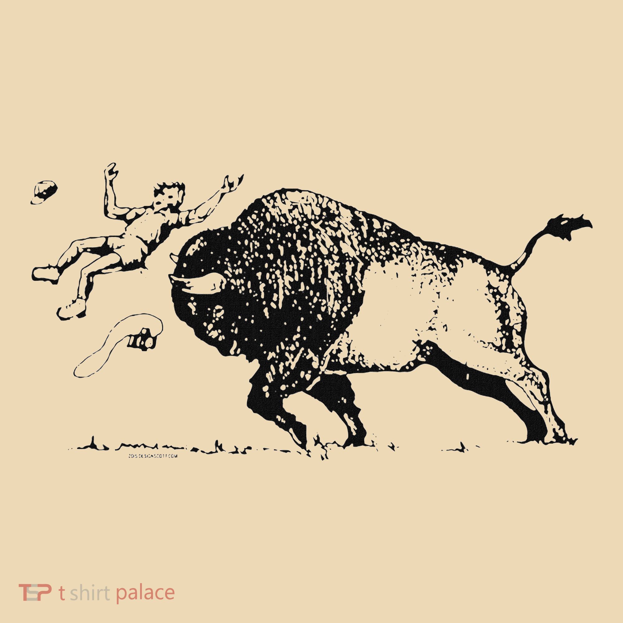 Yellowstone Bison Toss Warning Flyer Tote Bag