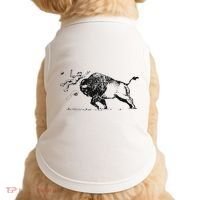 Yellowstone Bison Toss Warning Flyer Doggie Tank thumb 0