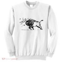 Yellowstone Bison Toss Warning Flyer Sweatshirt thumb 0