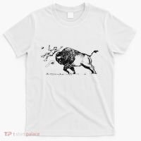 Yellowstone Bison Toss Warning Flyer T-Shirt thumb 0