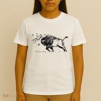 Yellowstone Bison Toss Warning Flyer T-Shirt thumb 4