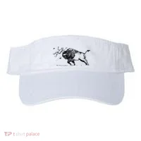 Yellowstone Bison Toss Warning Flyer Visor thumb 0