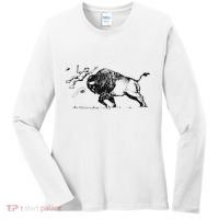 Yellowstone Bison Toss Warning Flyer Women's Long Sleeve Shirt thumb 0