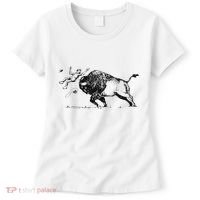 Yellowstone Bison Toss Warning Flyer Women's T-Shirt thumb 0