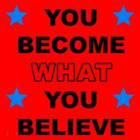 You Become What You Believe Santa Hat thumb 1
