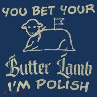 You Bet Your Butter Lamb I'm Polish Animals Mousepad thumb 1