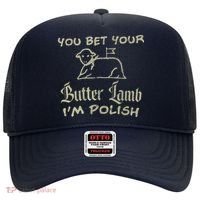 You Bet Your Butter Lamb I'm Polish Animals Hat thumb 0