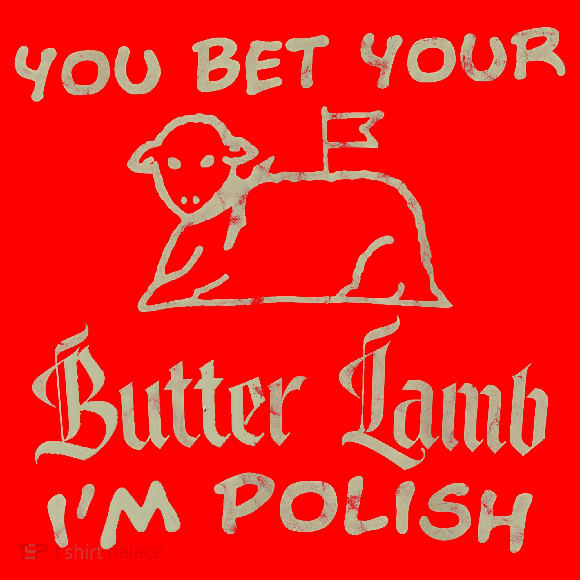 You Bet Your Butter Lamb I'm Polish Animals Santa Hat