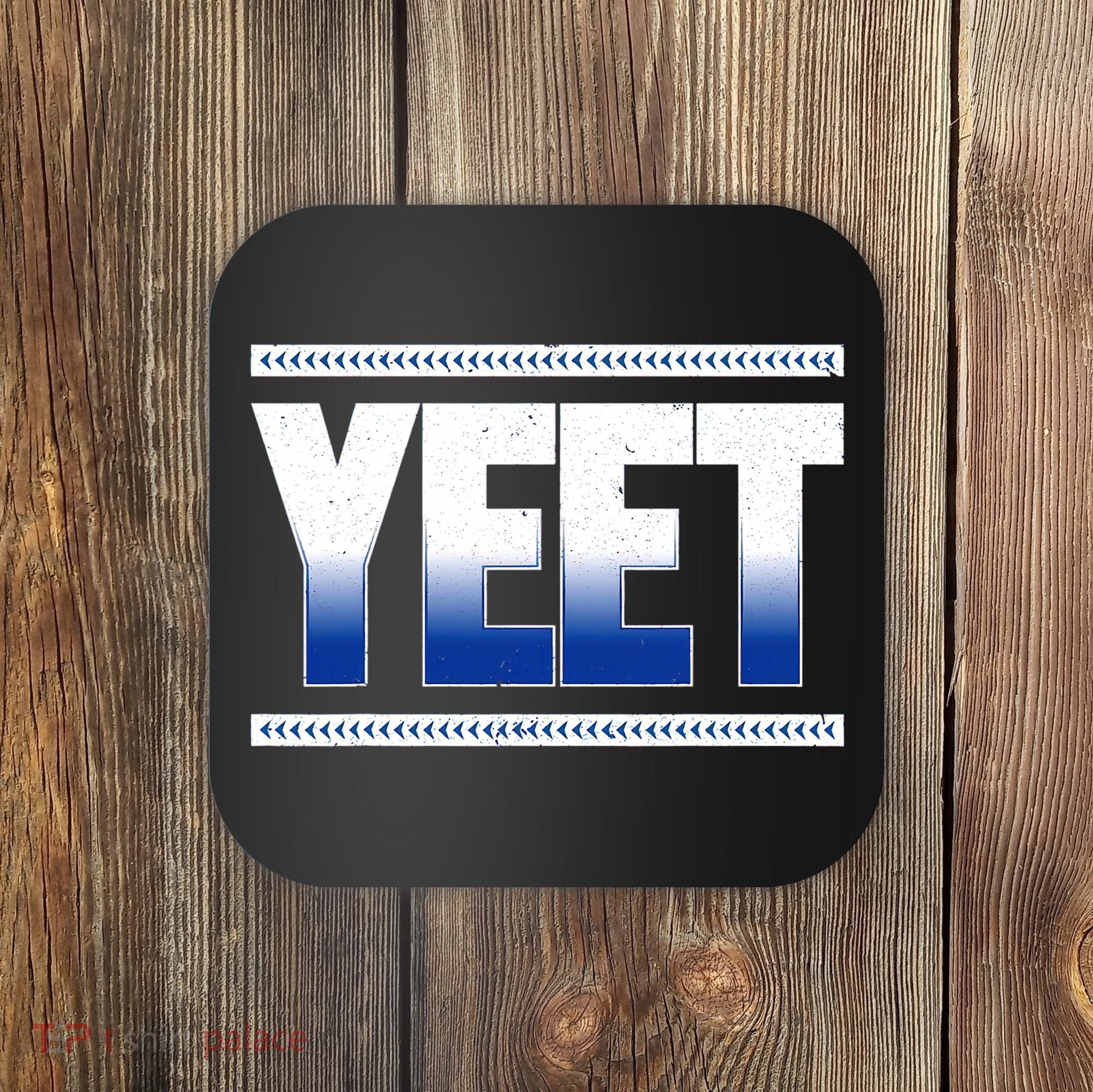 Yeet Blue Coaster