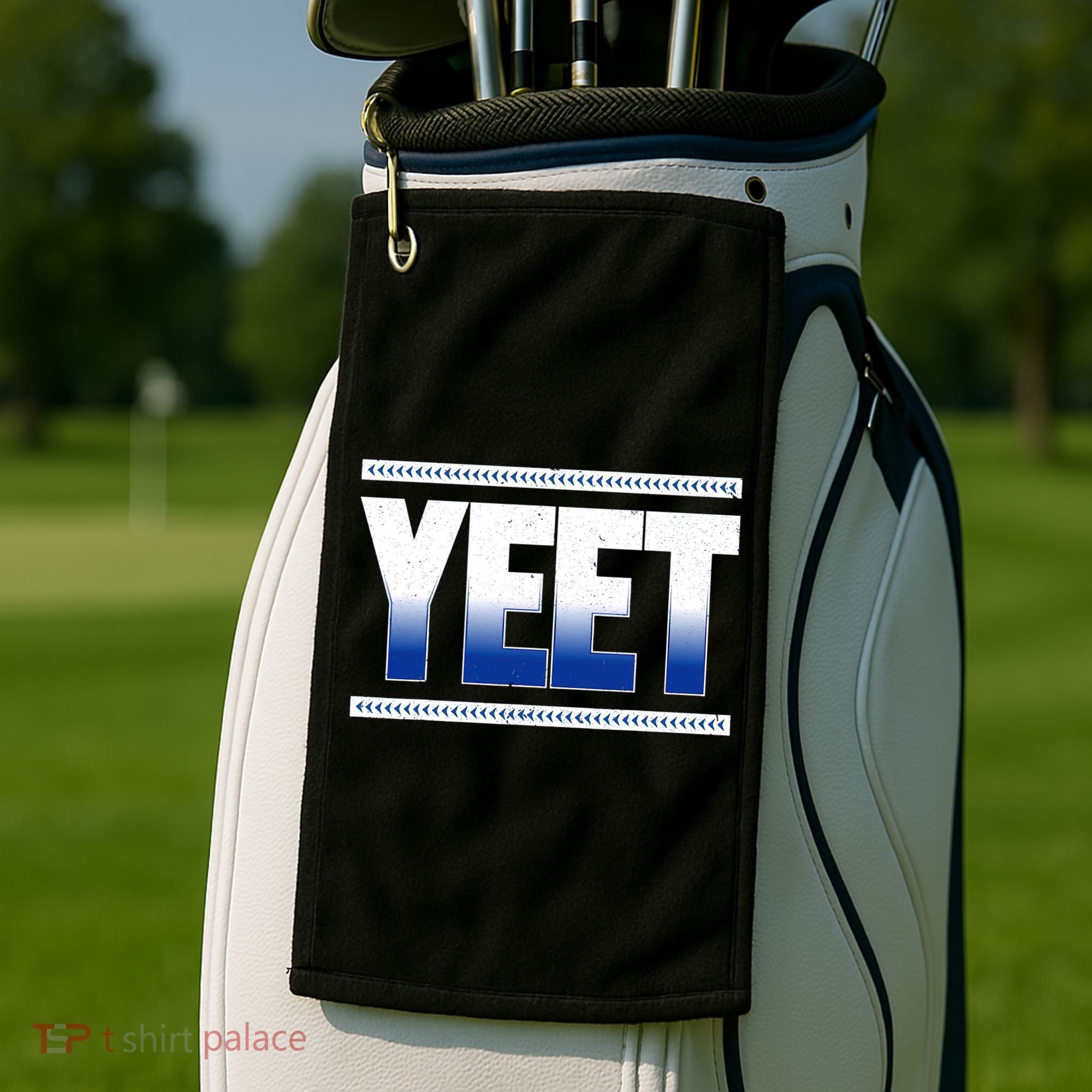 Yeet Blue Golf Towel