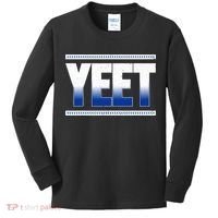 Yeet Blue Kids Long Sleeve Shirt thumb 0