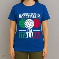 You Bet Your Bocce Balls IM Italian Funny Gift Italian Gift T-Shirt thumb 4