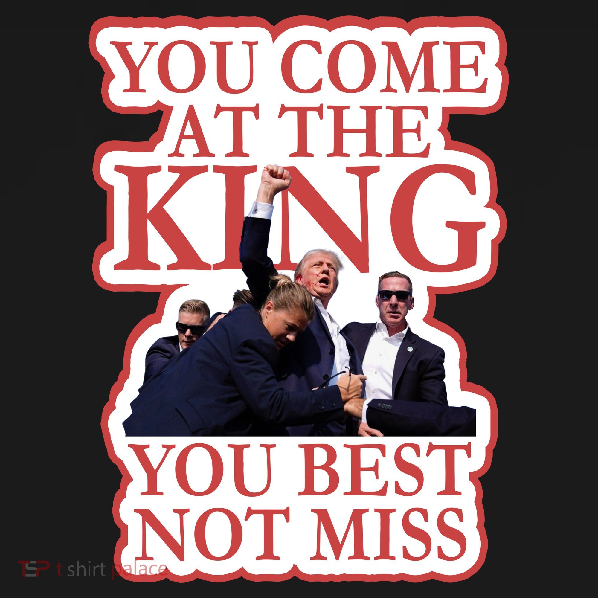 You Come At The King You Best Not Miss Donald Trump Women's Hoodie