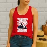 You Come At The King You Best Not Miss Donald Trump Women's Tank Top thumb 2