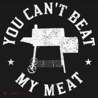 You Can't Beat My Meat BBQ Grilling Chef Funny Grill Mousepad thumb 1
