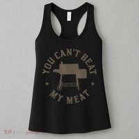You Cant Beat My Meat BBQ Grilling Chef Funny Grill Women's Tank Top thumb 3