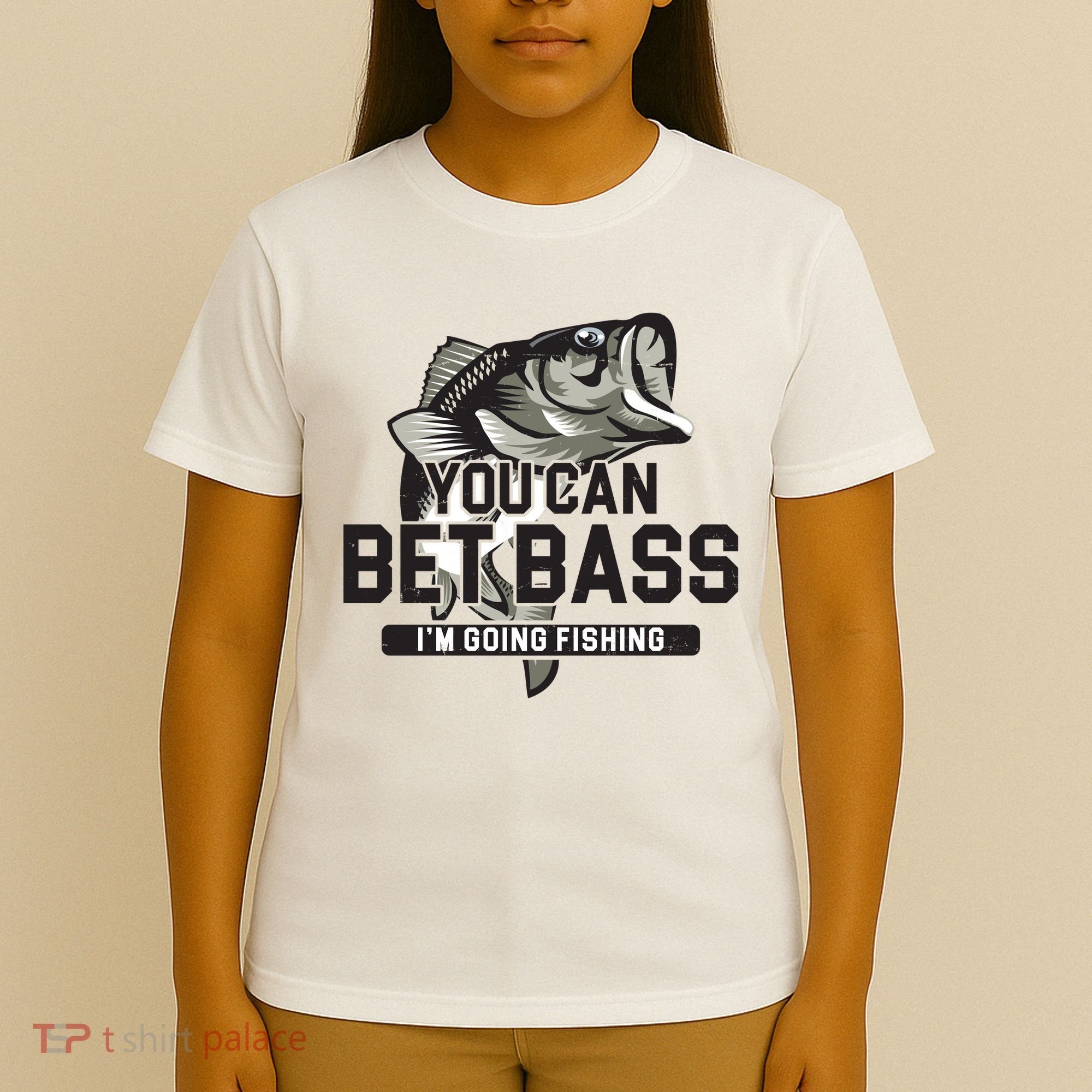 You Can Bet Bass I'm Going Fishing Fisherman T-Shirt