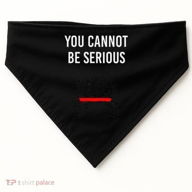 You Cannot Be Serious John Mcenroe USA-Made Doggie Bandana