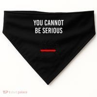 You Cannot Be Serious John Mcenroe USA-Made Doggie Bandana thumb 0