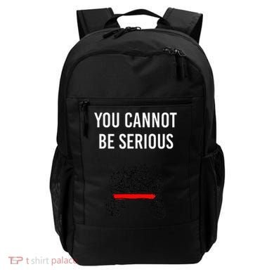 You Cannot Be Serious John Mcenroe Backpack