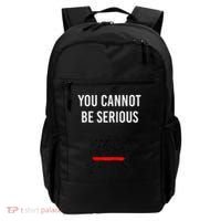 You Cannot Be Serious John Mcenroe Backpack thumb 0