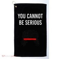 You Cannot Be Serious John Mcenroe Golf Towel thumb 0