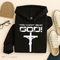 You Can't Beat God Hoodie thumb 4
