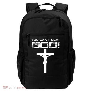 You Can't Beat God Backpack