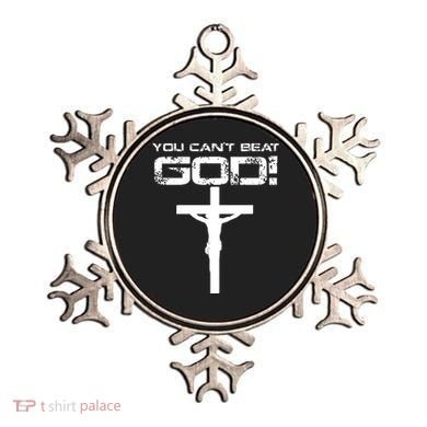 You Can't Beat God Ornament