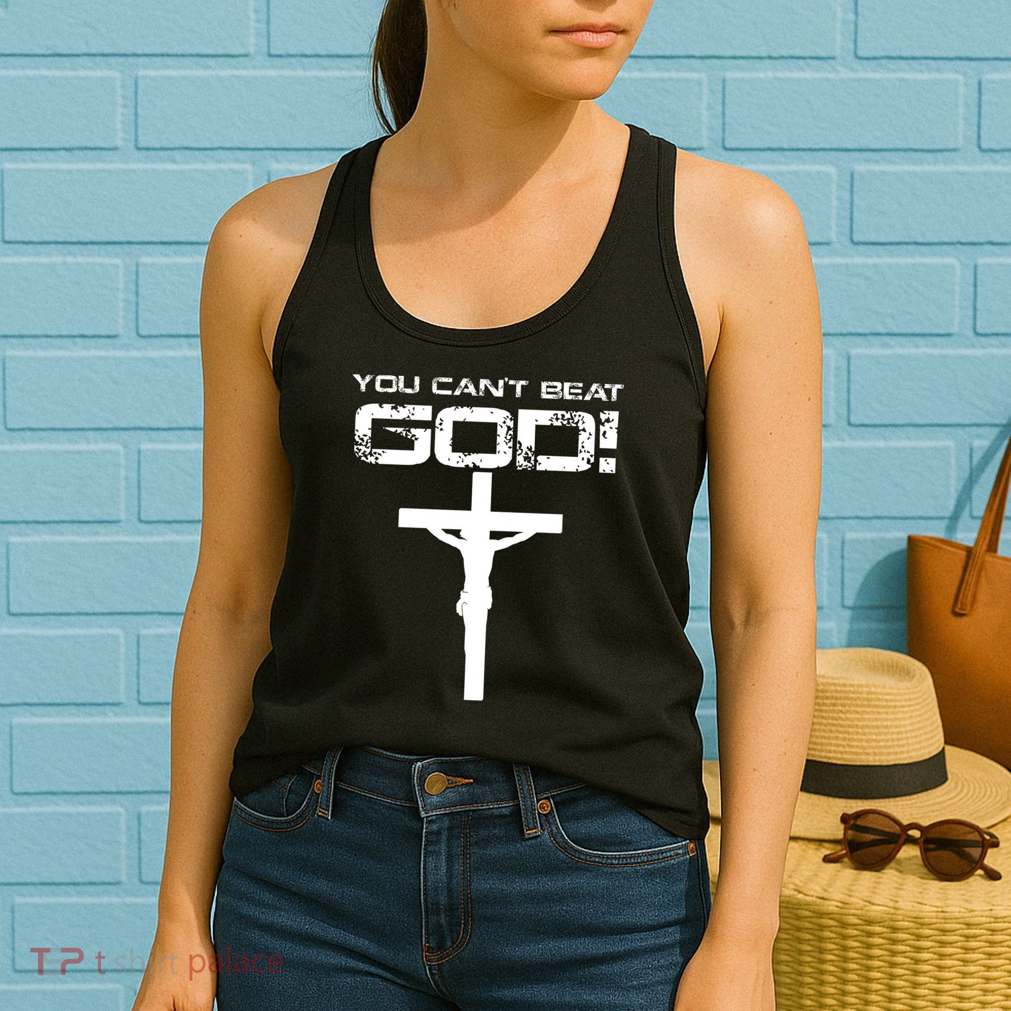 You Can't Beat God Women's Tank Top