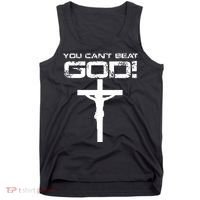 You Can't Beat God Tank Top thumb 0