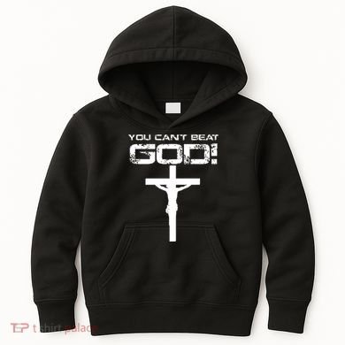 You Can't Beat God Kids Hoodie