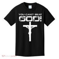 You Can't Beat God Kids T-Shirt thumb 0