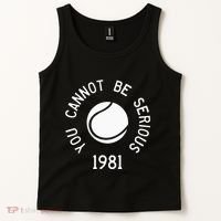 You Cannot Be Serious John Mcenroe Funny Tennisquote Sw1 Tank Top thumb 2